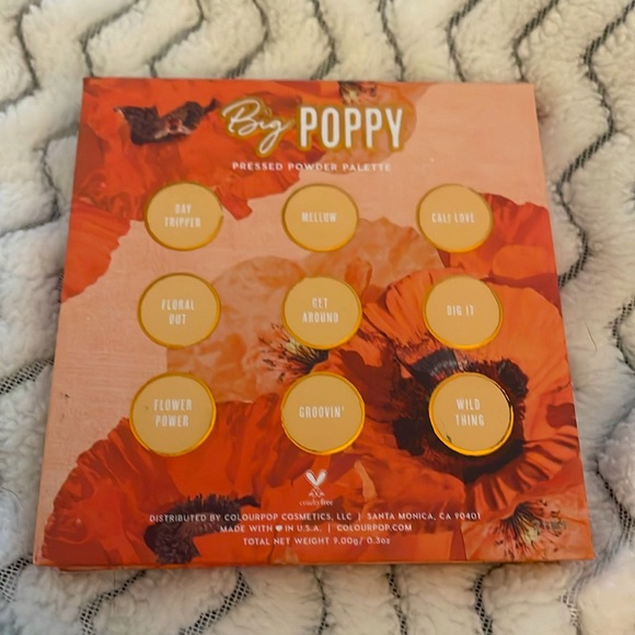 Colourpop - Big Poppy eyeshadow palette - Picture 2 of 3